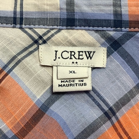 🛑SOLD🛑J CREW Women’s XL Gingham Shirt Plaid - Picture 2 of 6